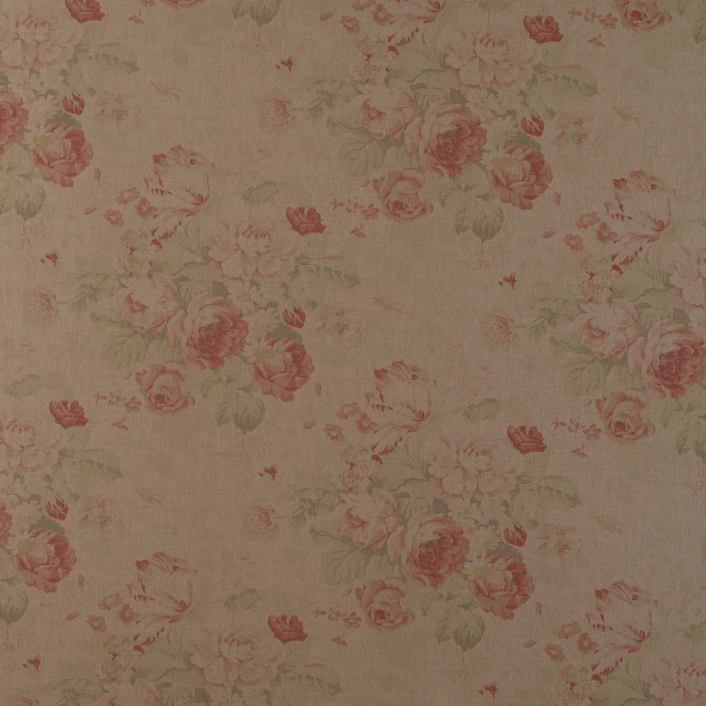 floral linen curtain fabric