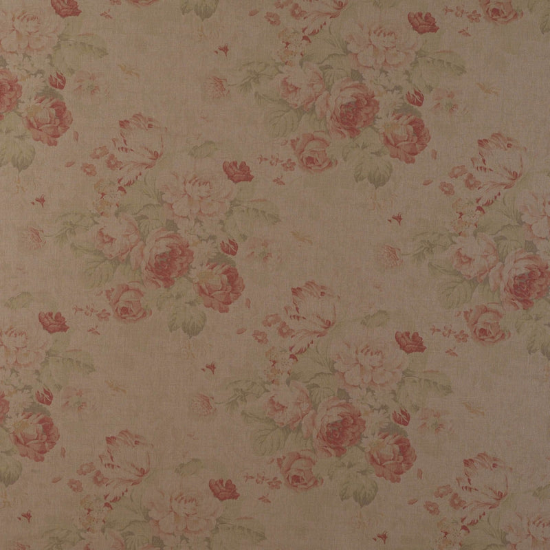 floral linen curtain fabric