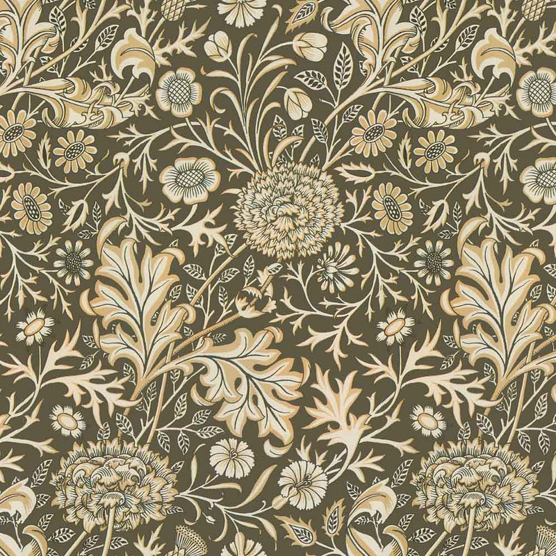 William Morris Designs Cherwell Olive Print (limited sale price stock)