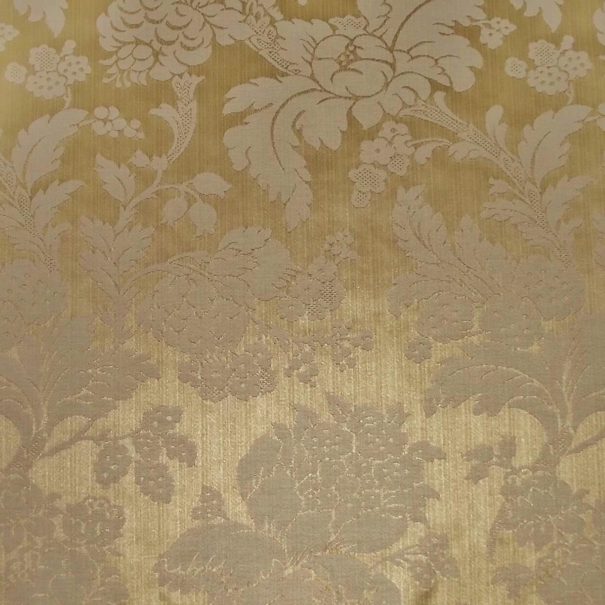 Marlborough Damask Floral Pale Gold