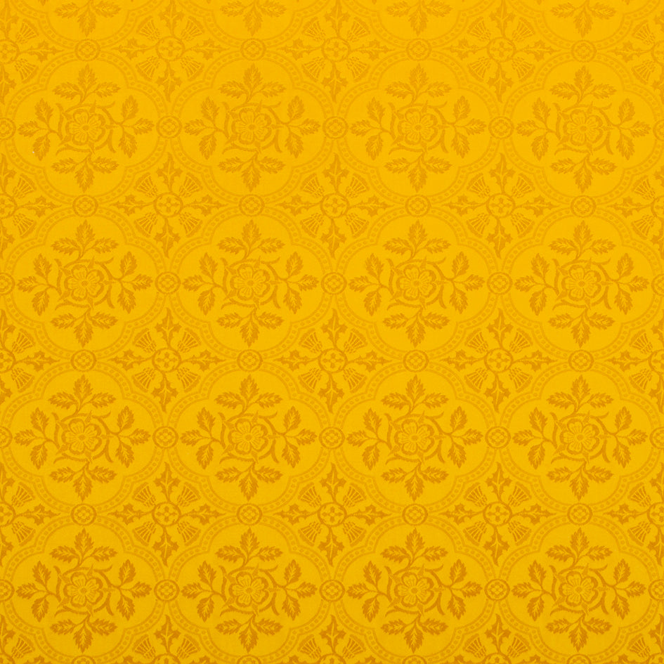 Victoriana Rose and Thistle Brocade Gold