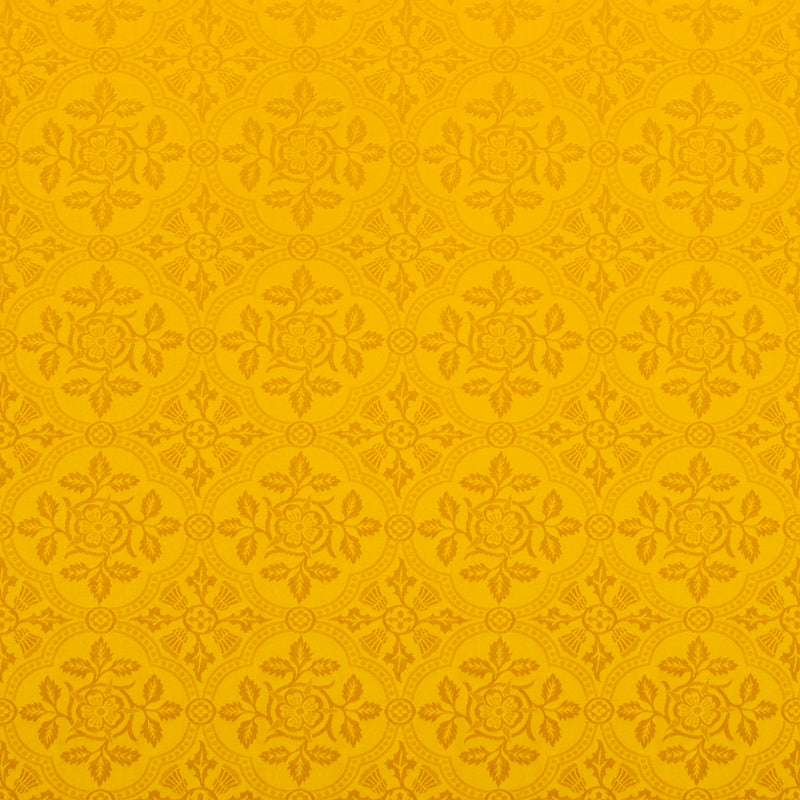 Victoriana Rose and Thistle Brocade Gold