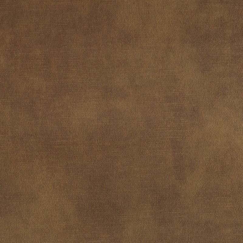 plain  brown Plain curtain and upholstery fabric - Amore Matt Velvet Ochre