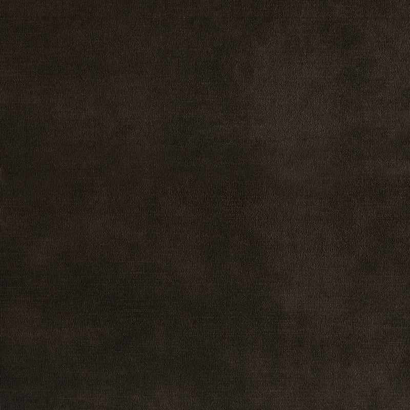 plain  dark brown Plain curtain and upholstery fabric - Amore Matt Velvet Chocolate