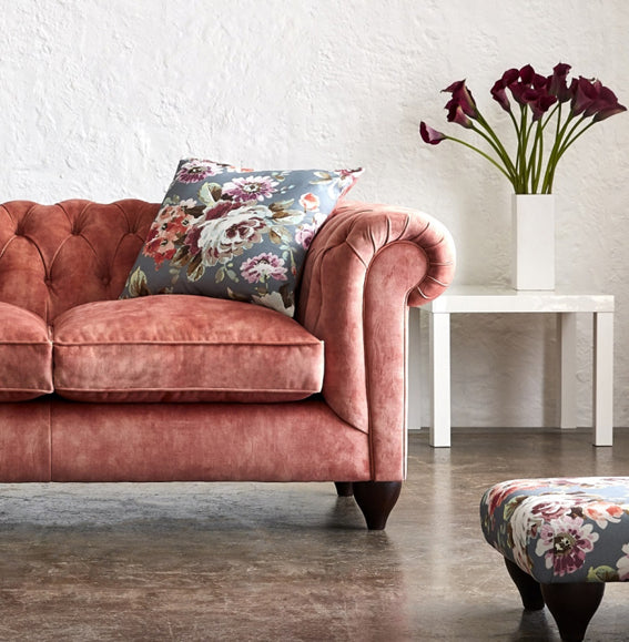 Amore Antiqued Velvet Coral