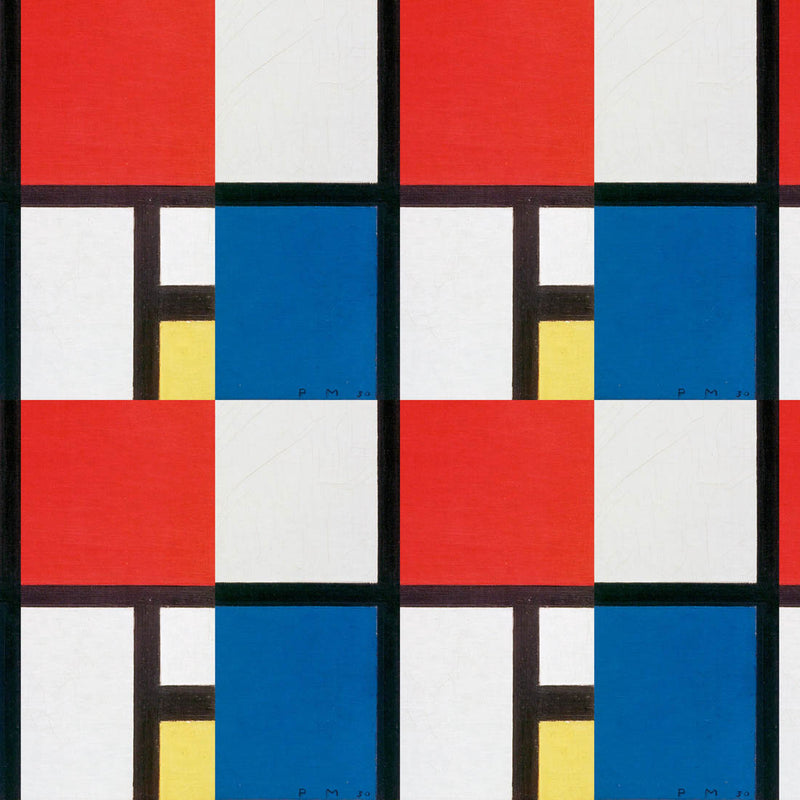 Famous Artists Mondrian Composition II Small Scale Print