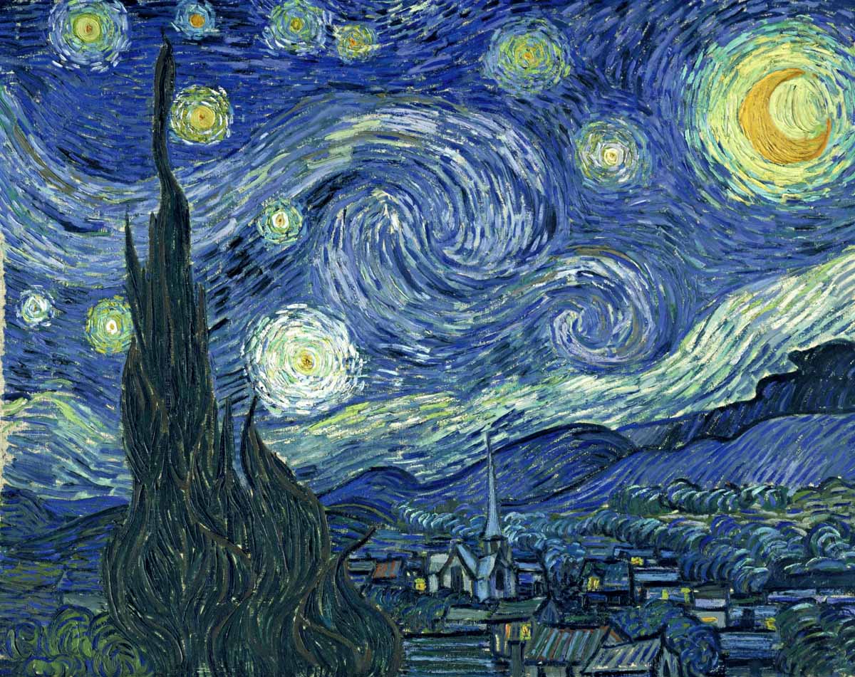 Famous Artists Van Gogh Starry Night Print