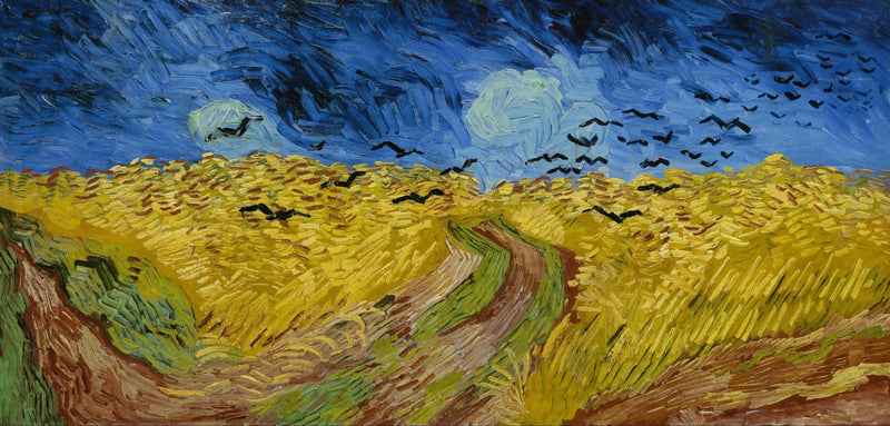 Famous Artists Van Gogh Crows in a Wheat Field Print