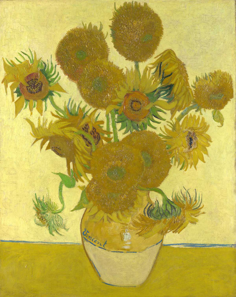 Famous Artists Van Gogh Sunflowers Print