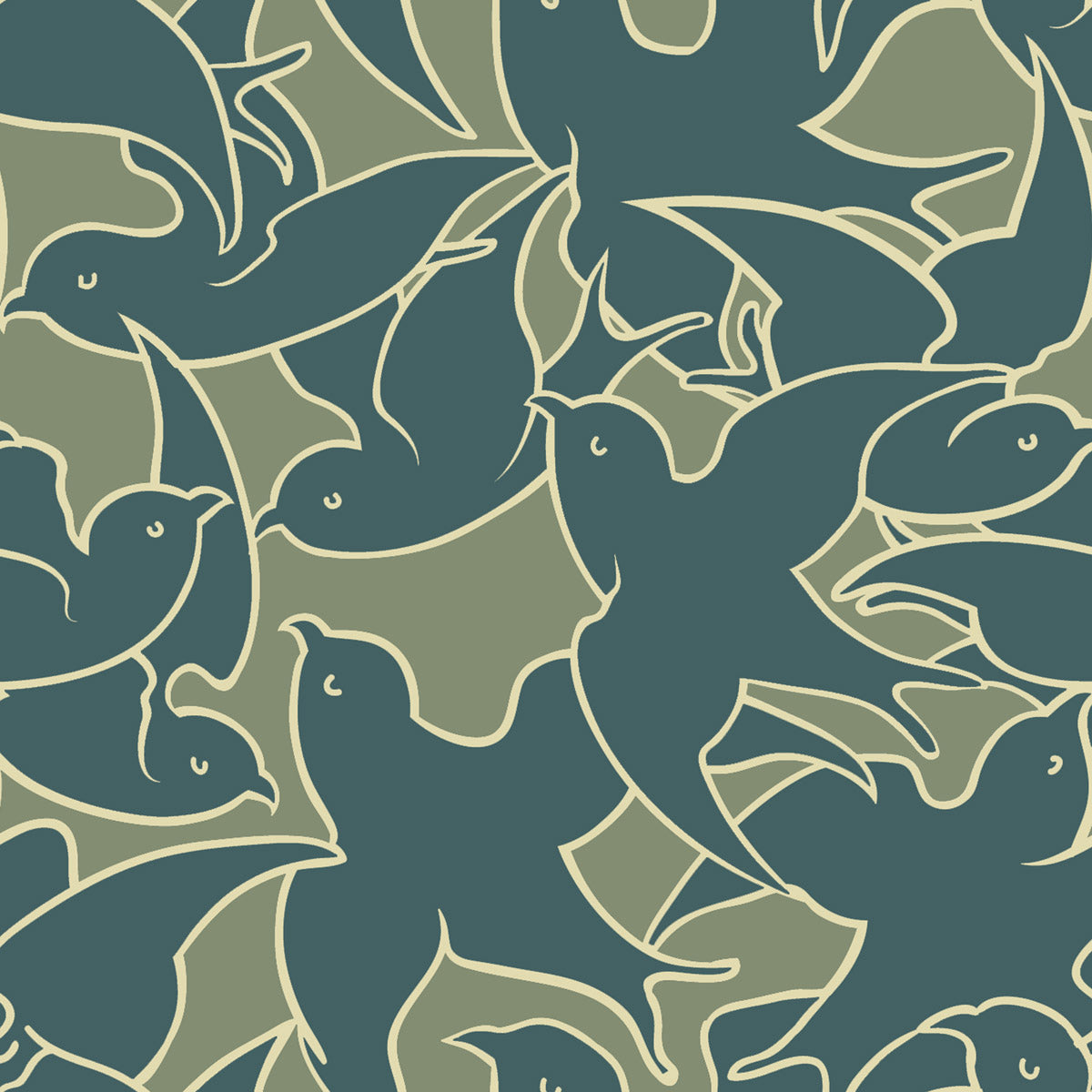 Charles Voysey Blue Birds