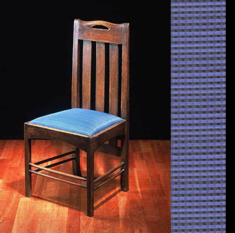 Charles Rennie Mackintosh Argylle Street Tea Room Blue Check