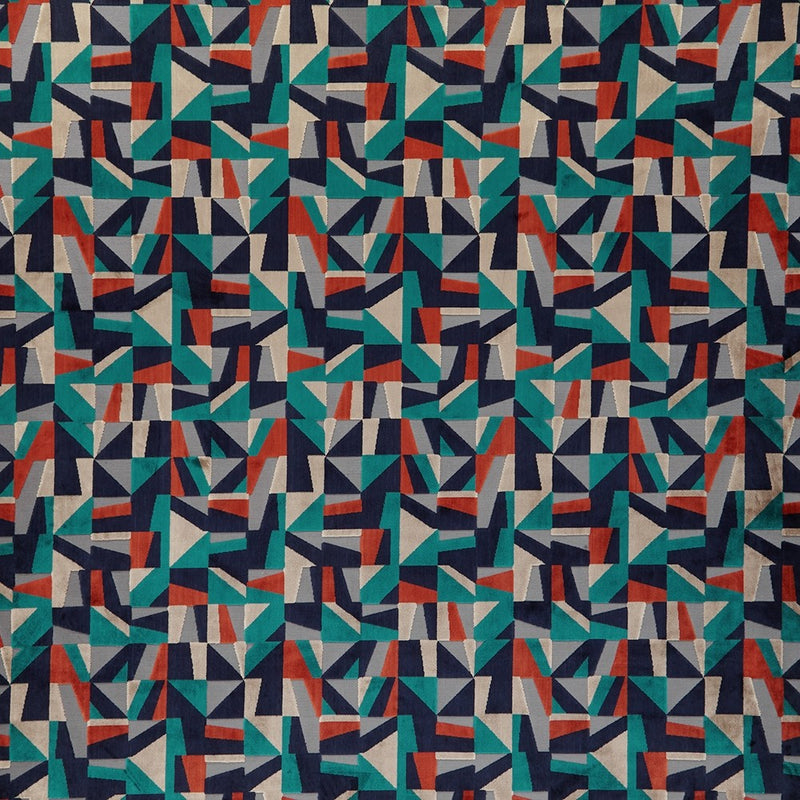 Contract Upholstery Geometrique Indigo Crib 5 FR