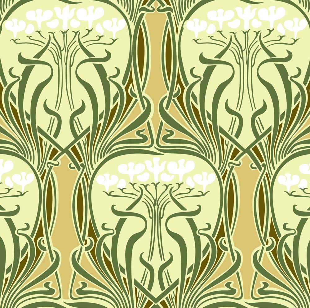 Rennie Beauclair Art Nouveau Fabric
