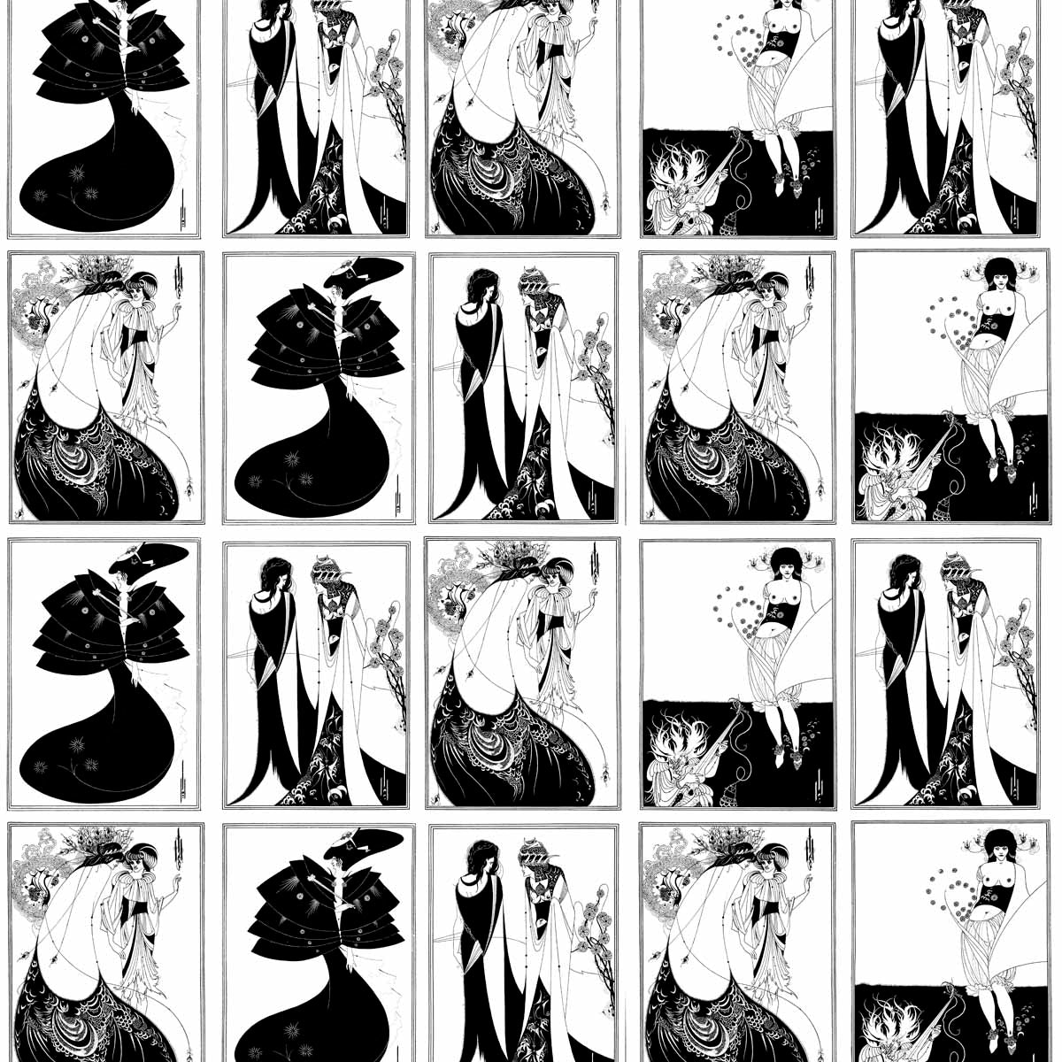 Art Nouveau Aubrey Beardsley Salome (limited sale price stock)