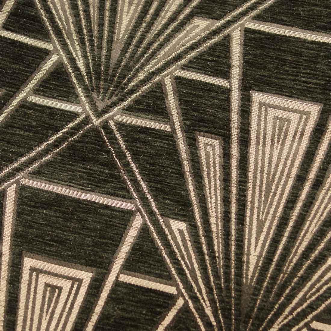 Deco Eclectic Geometric Chenille Tirtoff