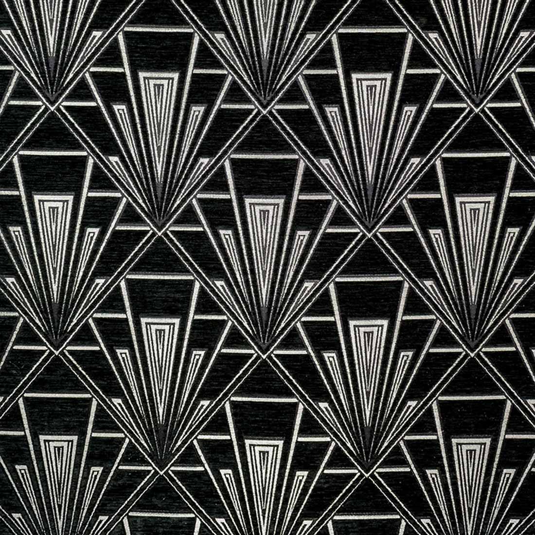 Geometric art deco upholstery curtain fabric
