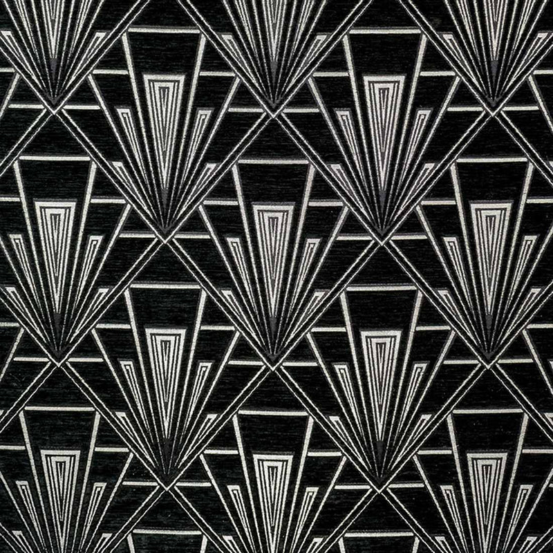 Geometric art deco upholstery curtain fabric