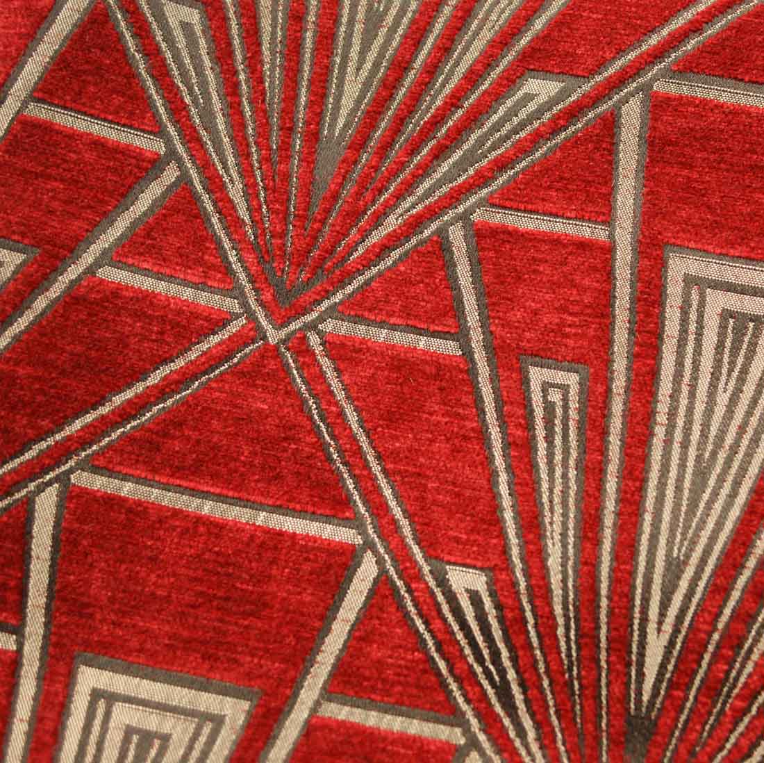 Deco Eclectic Geometric Chenille Lhote
