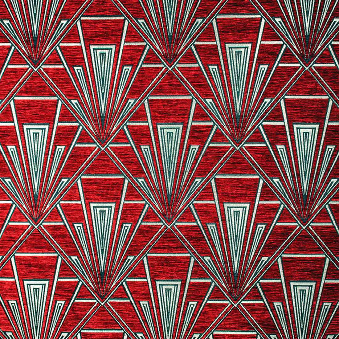 Geometric art deco upholstery curtain fabric