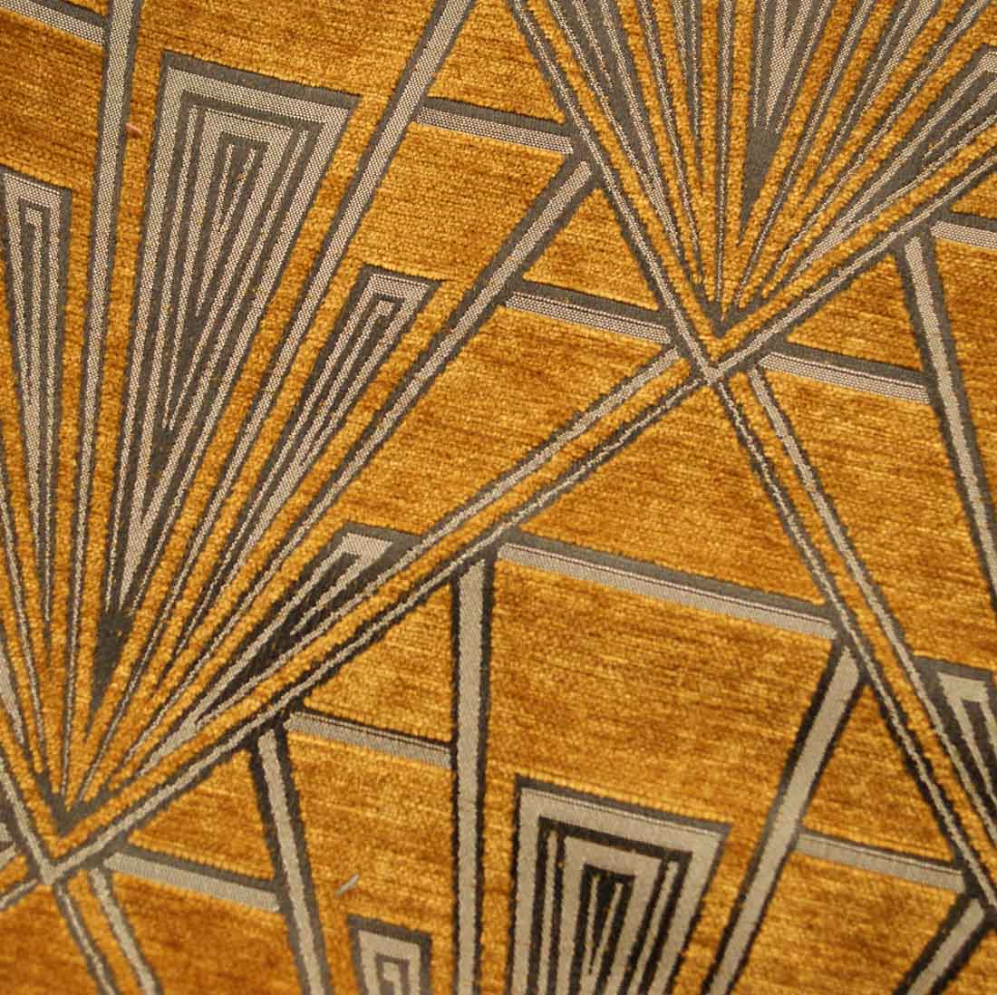 Deco Eclectic Geometric Chenille Doree