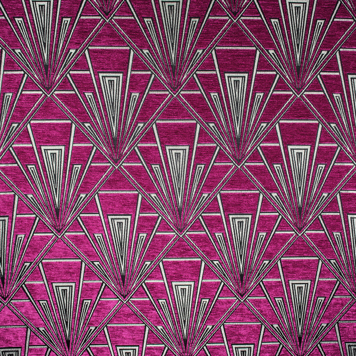 Geometric art deco upholstery curtain fabric