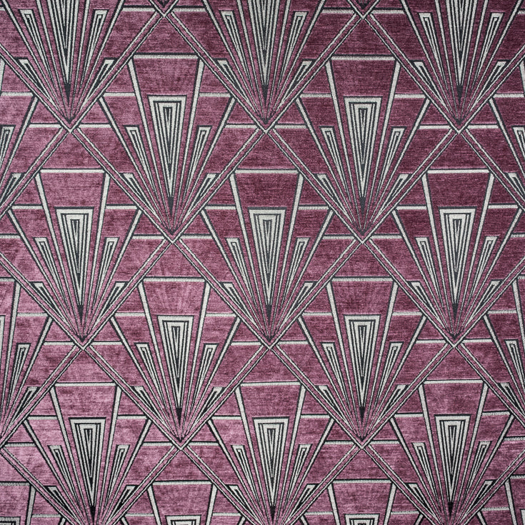 Geometric art deco upholstery curtain fabric