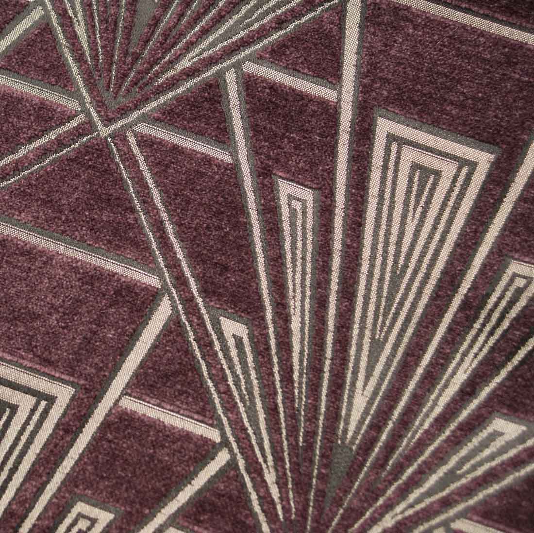 Deco Eclectic Geometric Chenille Dalaunay