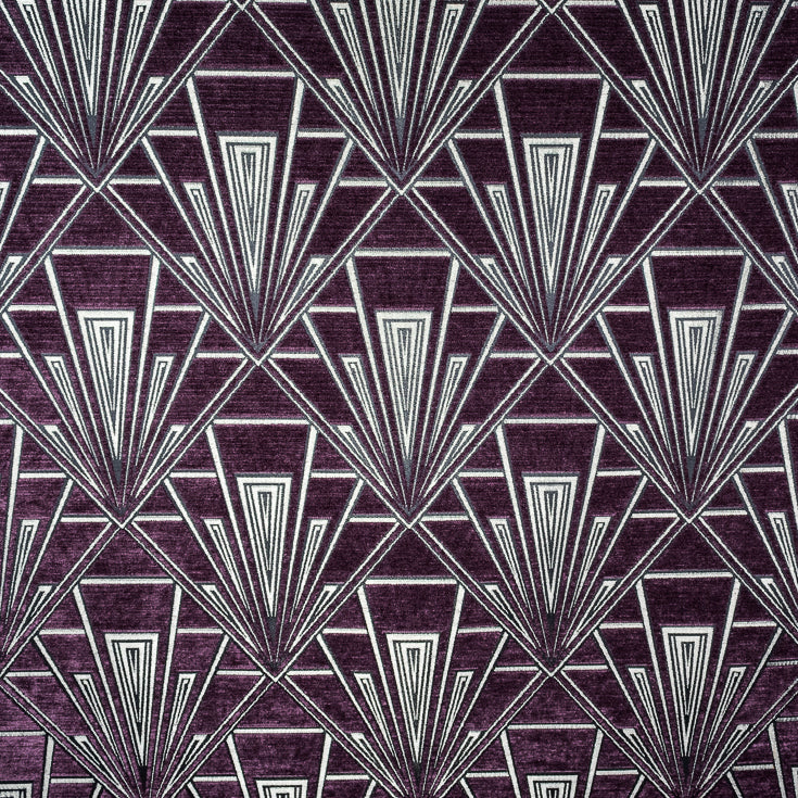 Geometric art deco upholstery curtain fabric