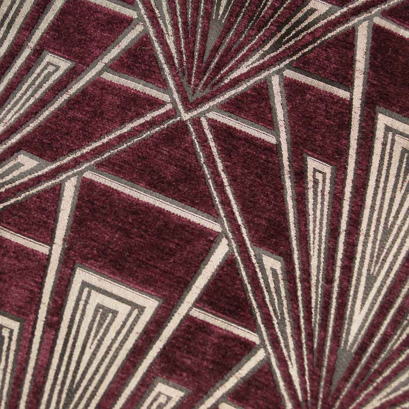 Deco Eclectic Geometric Chenille Marinot