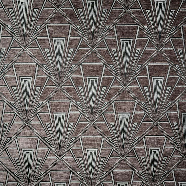 Geometric art deco upholstery curtain fabric