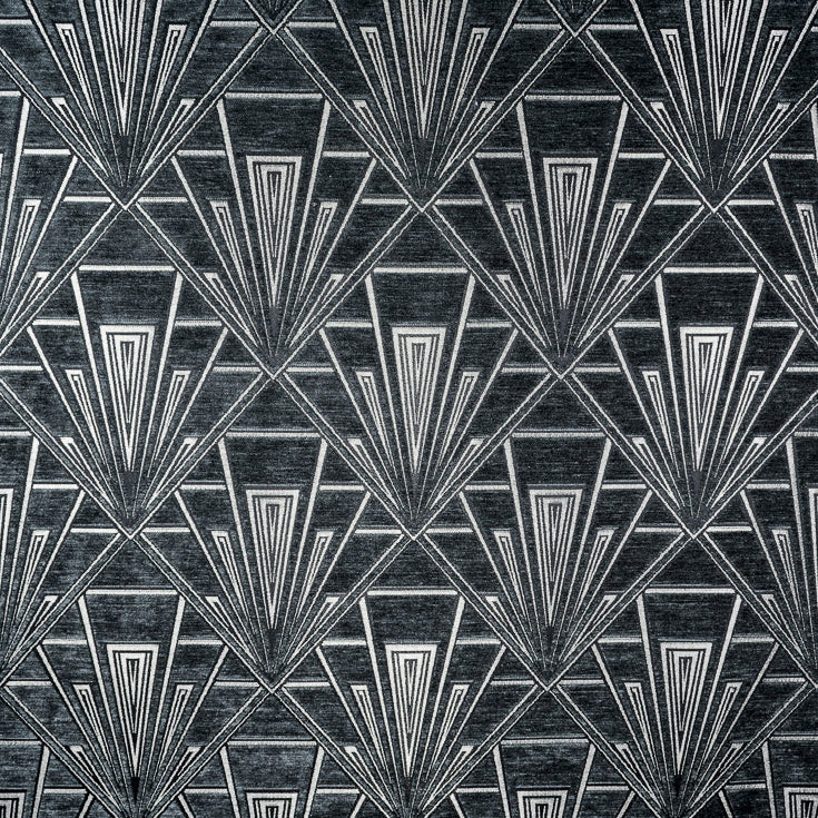 Geometric art deco upholstery curtain fabric