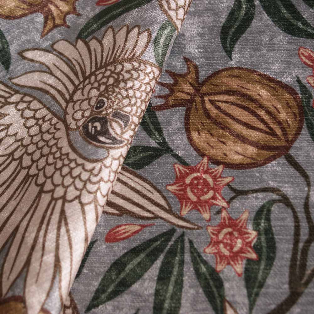 Arts and Crafts Walter Crane Parakeets Blue Velvet