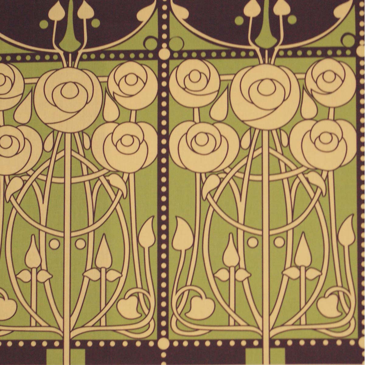 Arts and Crafts Larcombe Roses Print