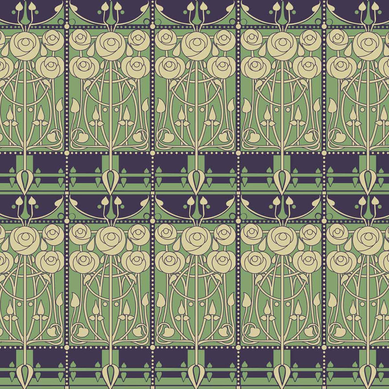 Arts and Crafts Larcombe Roses Print