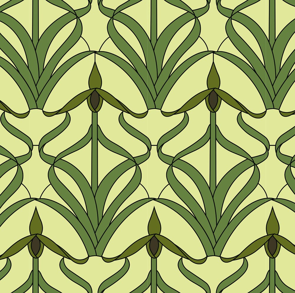 Art Nouveau M P Verneuil Reeds
