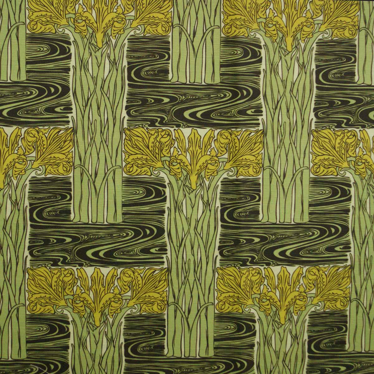 Art Nouveau M P Verneuil Yellow Flag