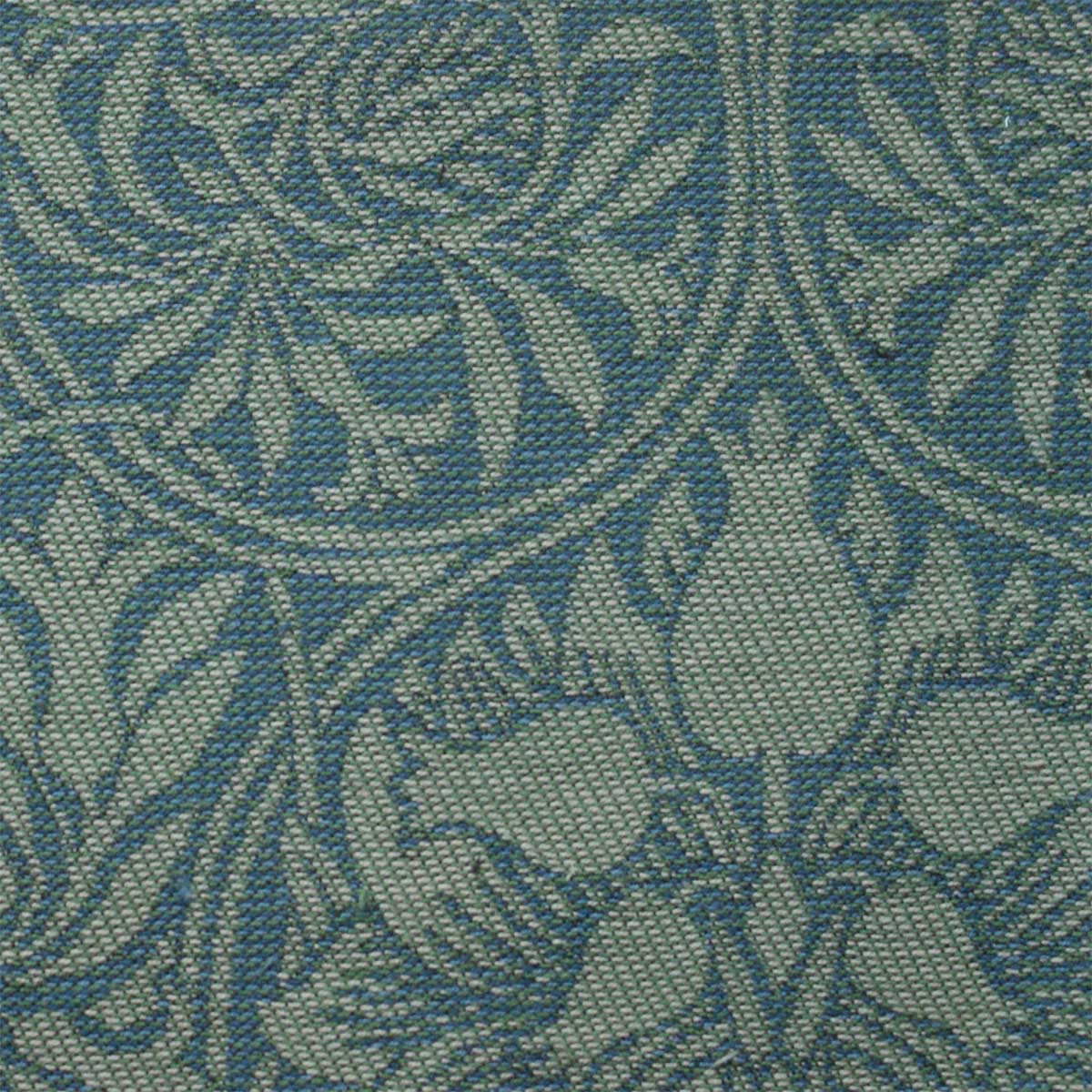William Morris Designs Jacquard Damask Weave Blue