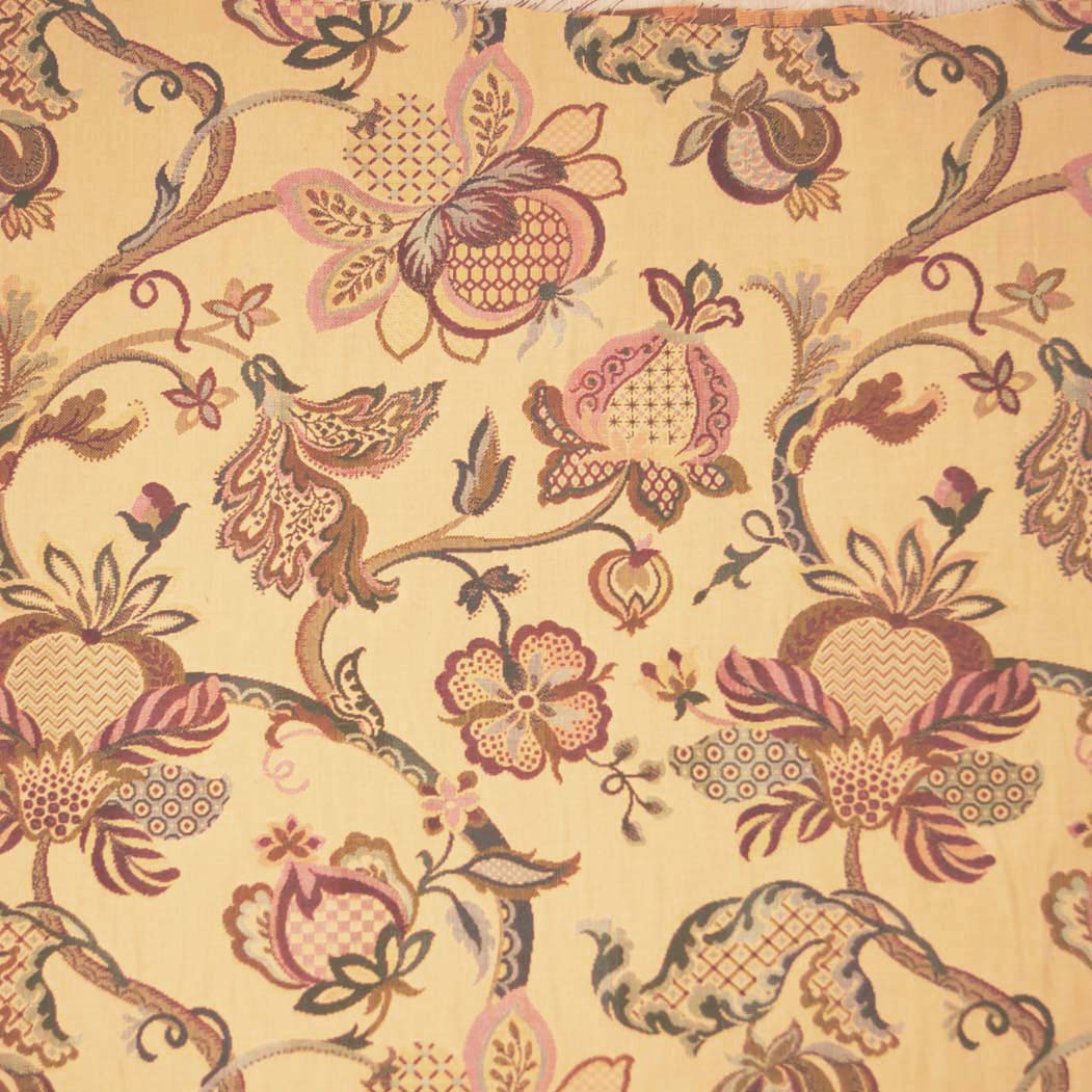 Guinevere Medieval Tree of Life Heavy Jacquard Weave Cream (limited sale price stock)