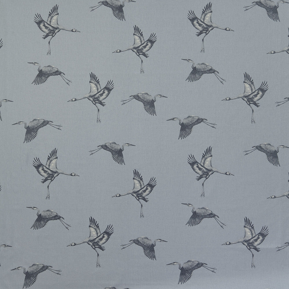 japanese crane fabric