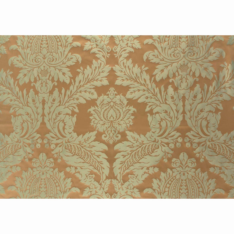 Raphael Damasks Classic Large Scale Ogee Estate Green
