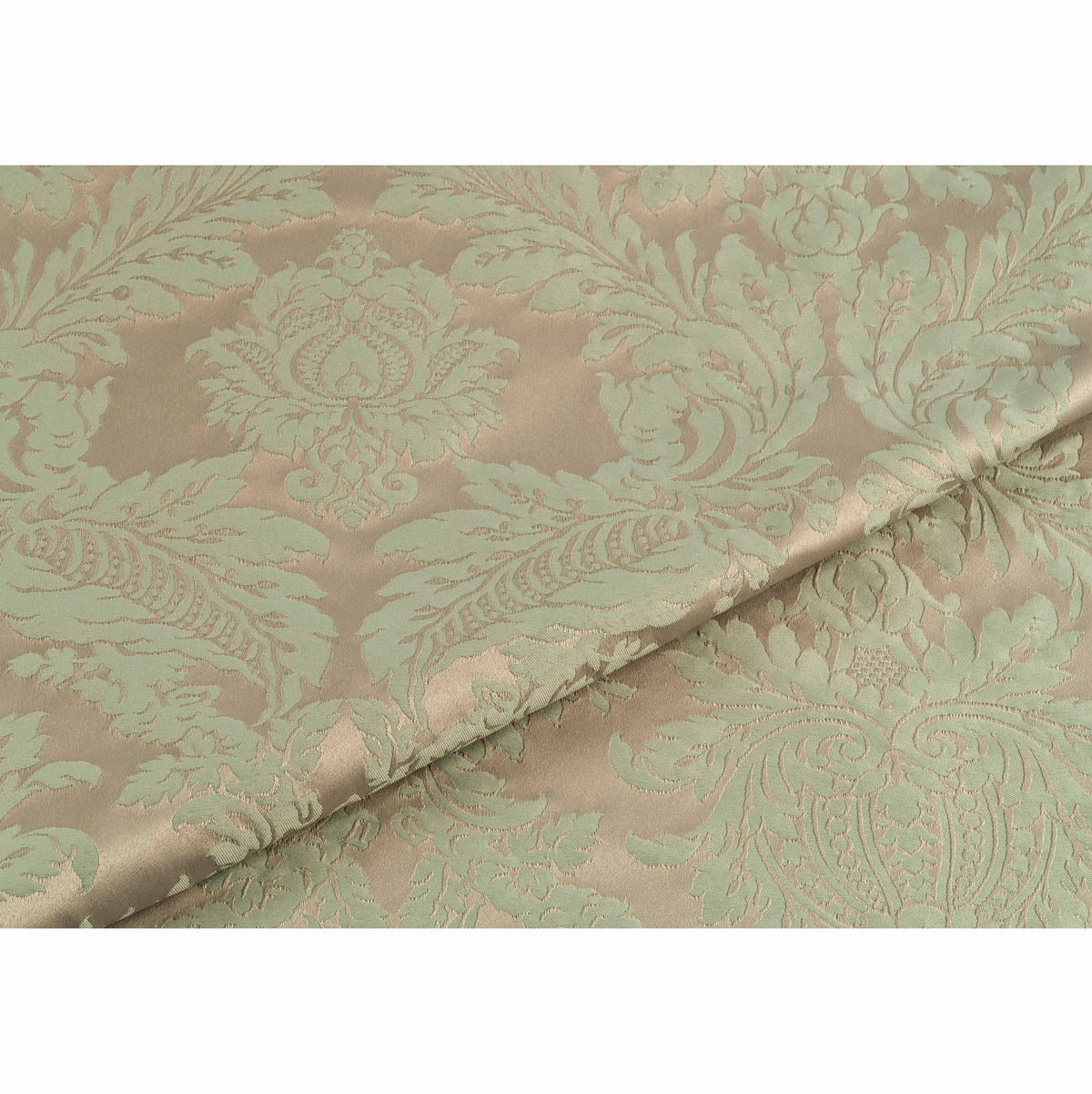 Raphael Damasks Classic Large Scale Duck Green