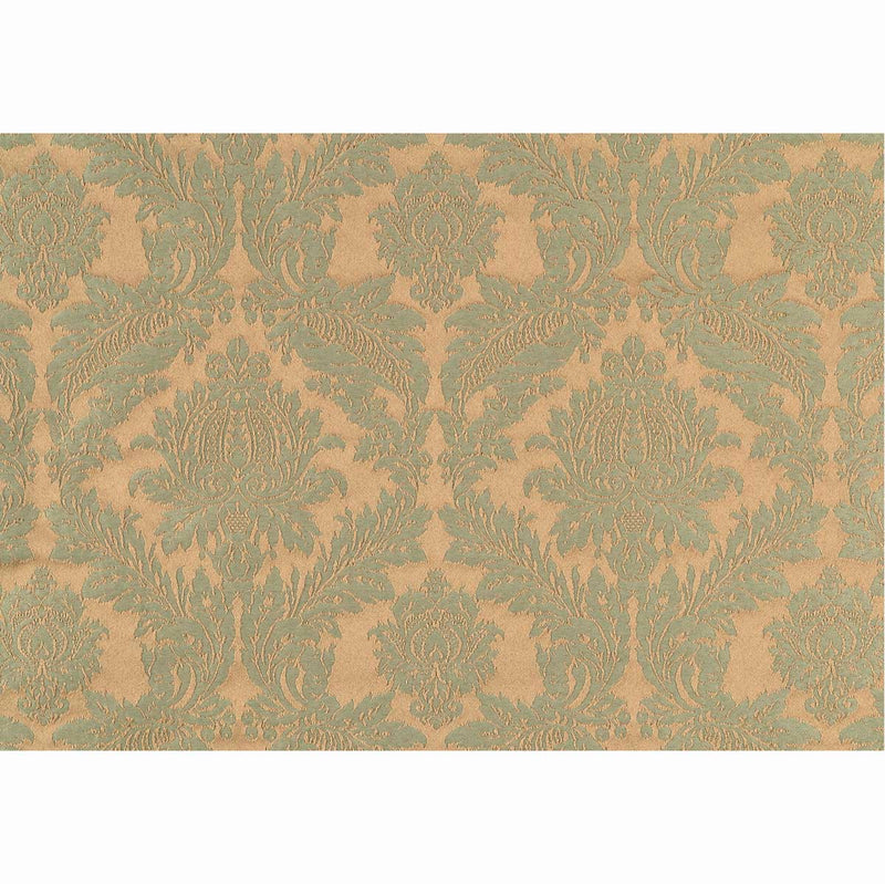 Raphael Damasks Classic Ogee Estate Green