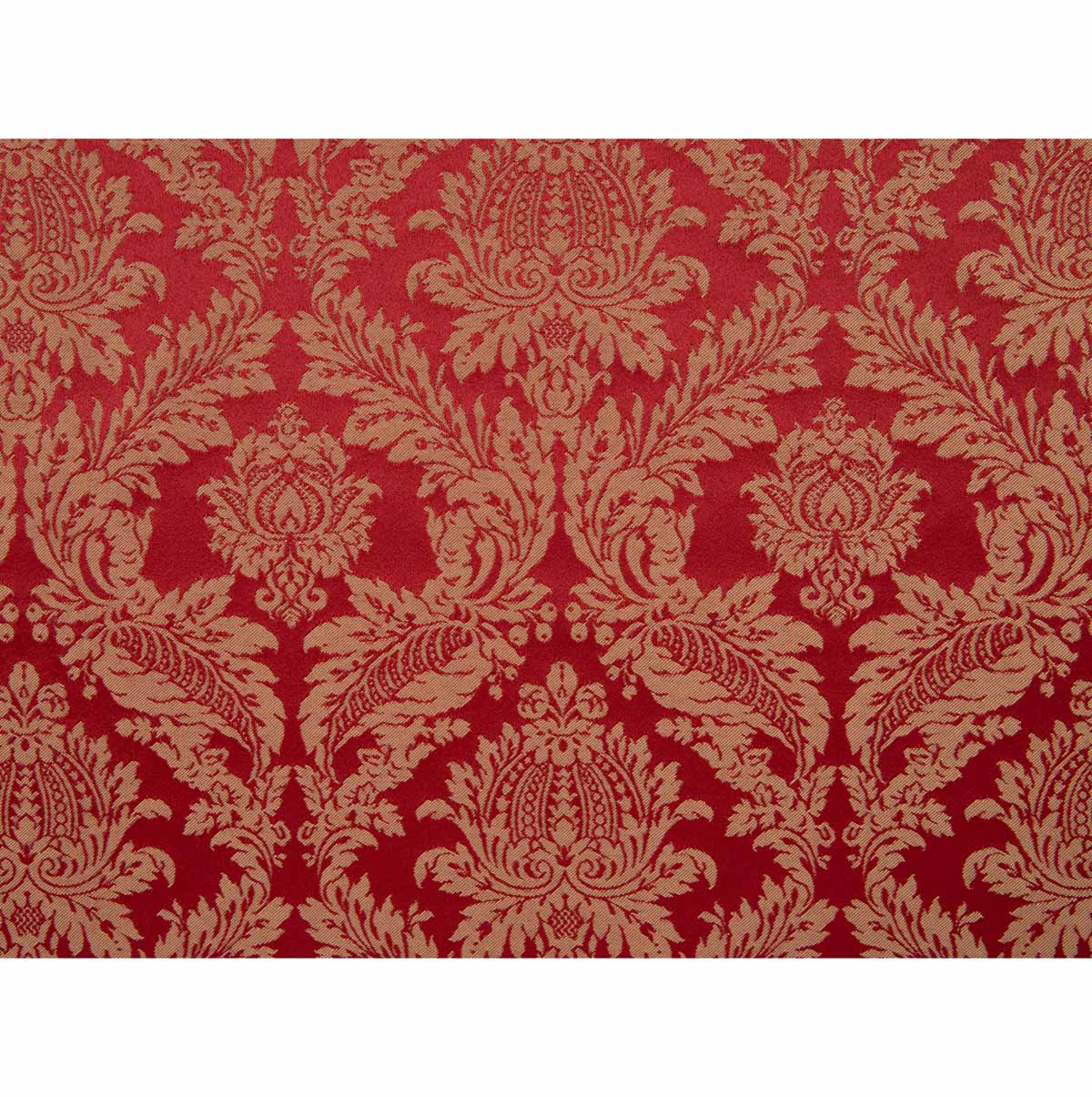 Raphael Damasks Classic Ogee Red and Gold