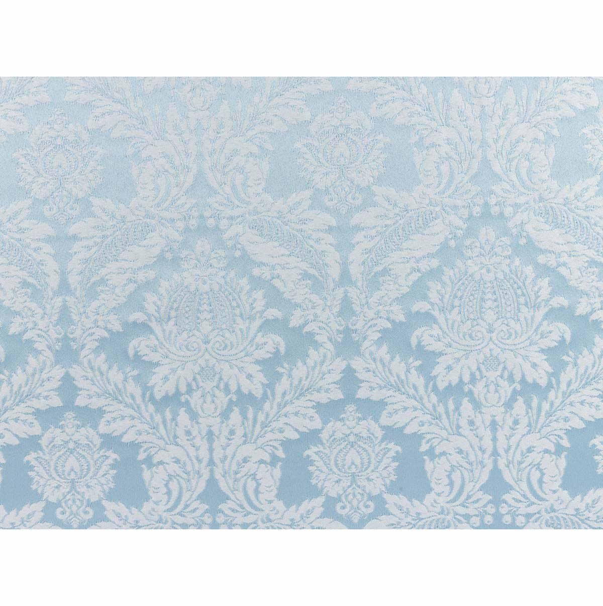 Raphael Damasks Classic Large Scale Ogee Light Blue