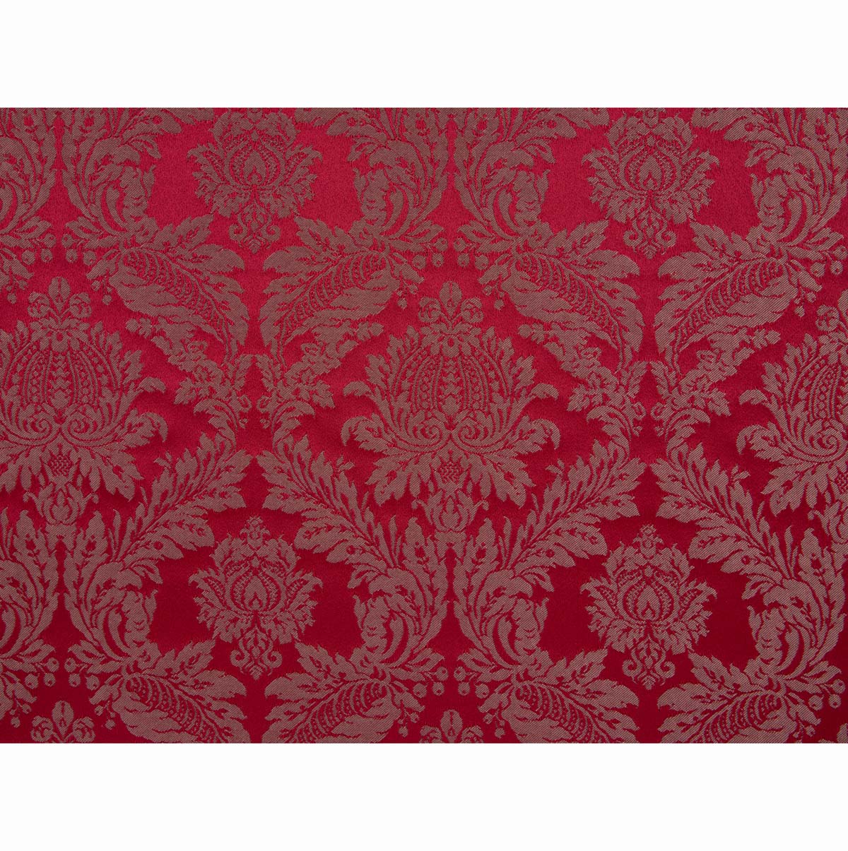 Raphael Damasks Classic Ogee Wine and Old Gold
