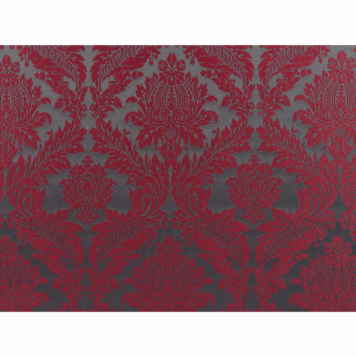 Raphael Damasks Classic Ogee Wine and Pewter