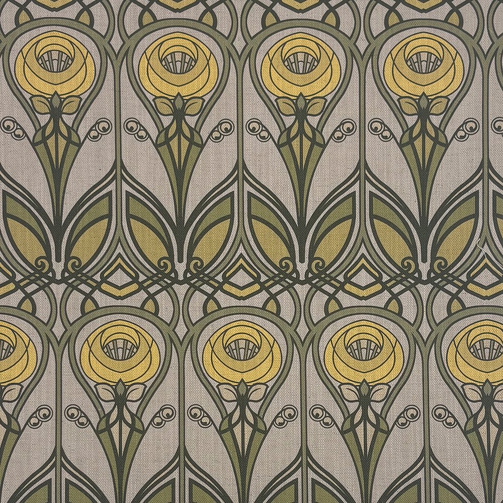 Charles Rennie Mackintosh Jacquard Roses Vintage