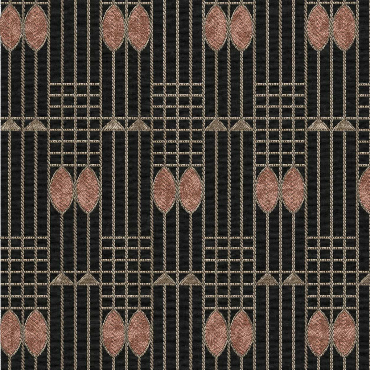 Josef Hoffmann Sehnsucht (Longing) Black Weave