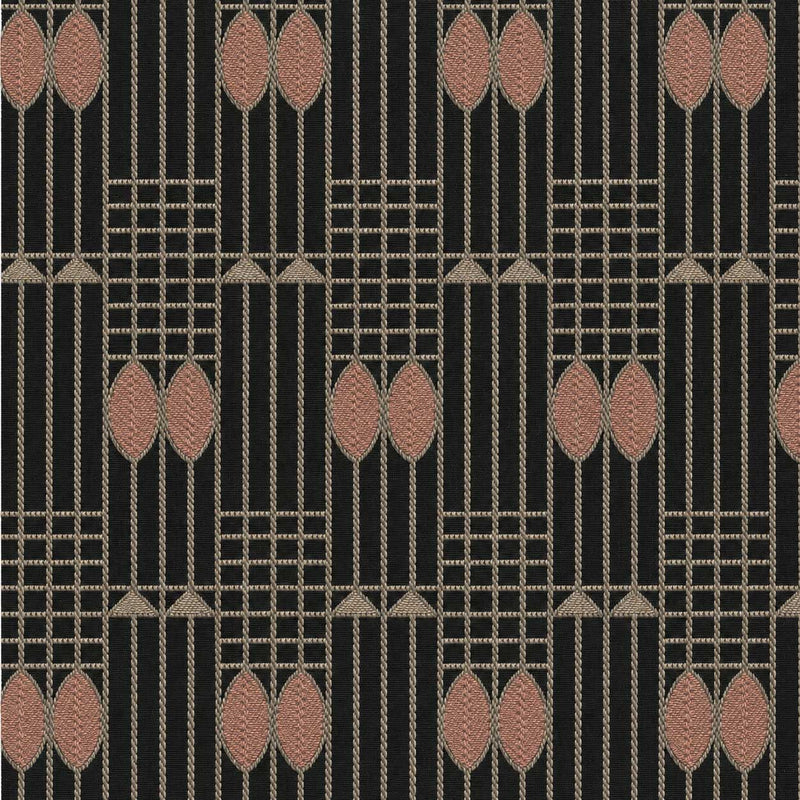 Josef Hoffmann Sehnsucht (Longing) Black Weave