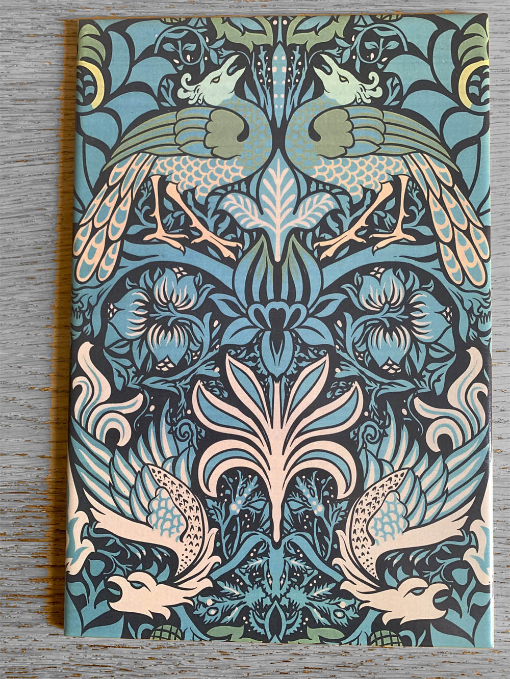 William Morris Tiles Peacocks and Dragons 20cm x 30cm Ceramic Tile